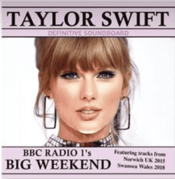 TAYLOR SWIFT - BBC Radio 1's Big Weekend Unofficial Vinyl { vinyl }