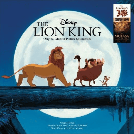 THE LION KING Soundtrack (30th Anniversary) Vinyl { vinyl }