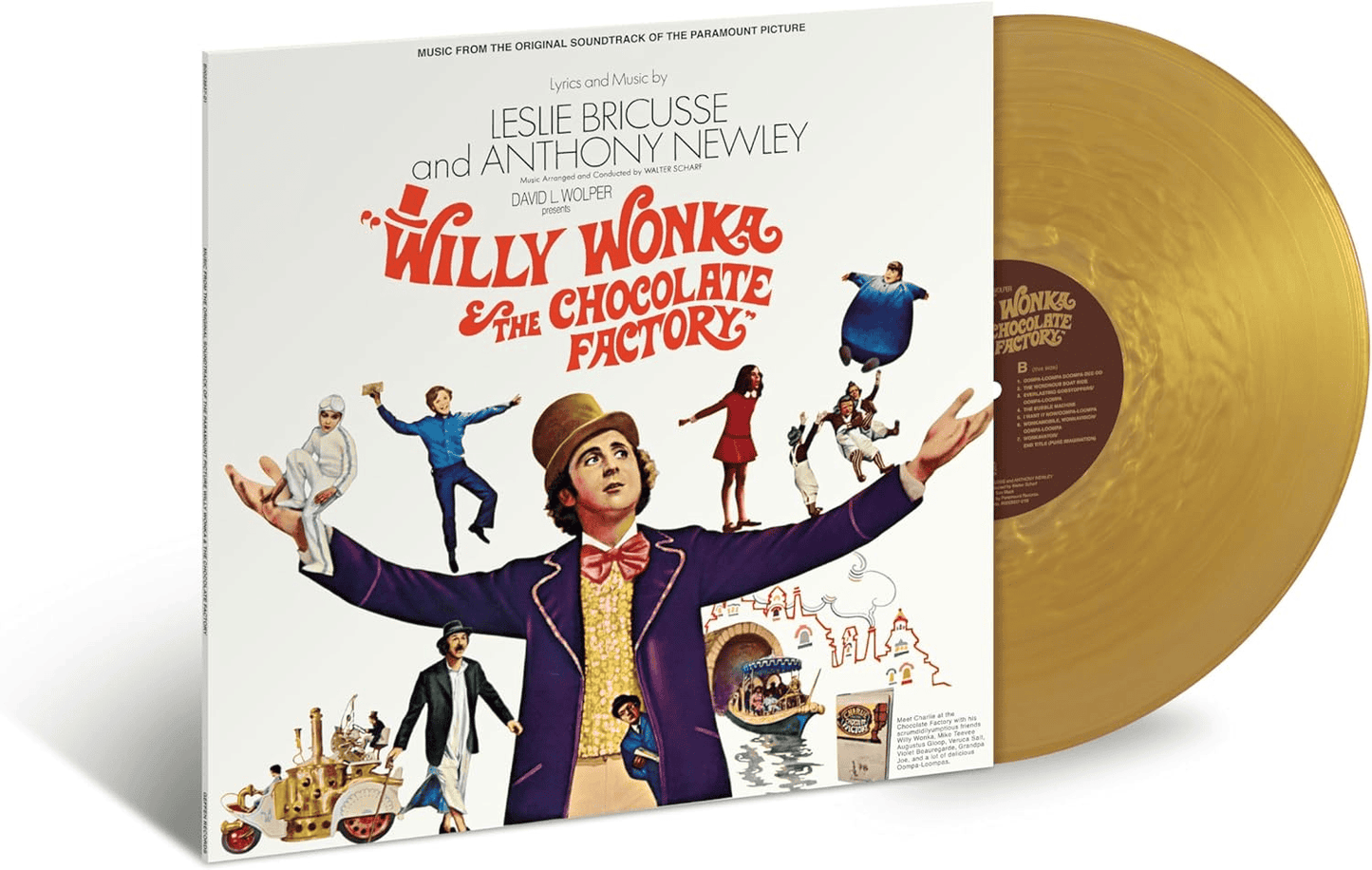 WILLY WONKA & THE CHOCOLATE FACTORY (Music From the Original Soundtrack) Vinyl { vinyl }