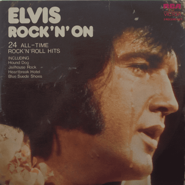 ELVIS PRESLEY - Rock 'N' On (24 Legendary Hits) (G/VG+) Vinyl { vinyl }