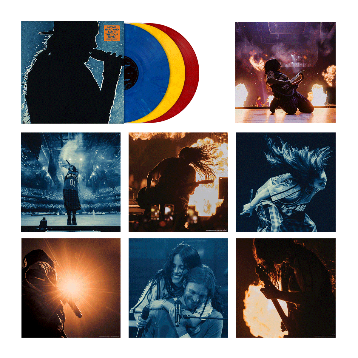 BILLIE EILISH - Hit Me Hard And Soft: The Tour (Live) Vinyl { vinyl }