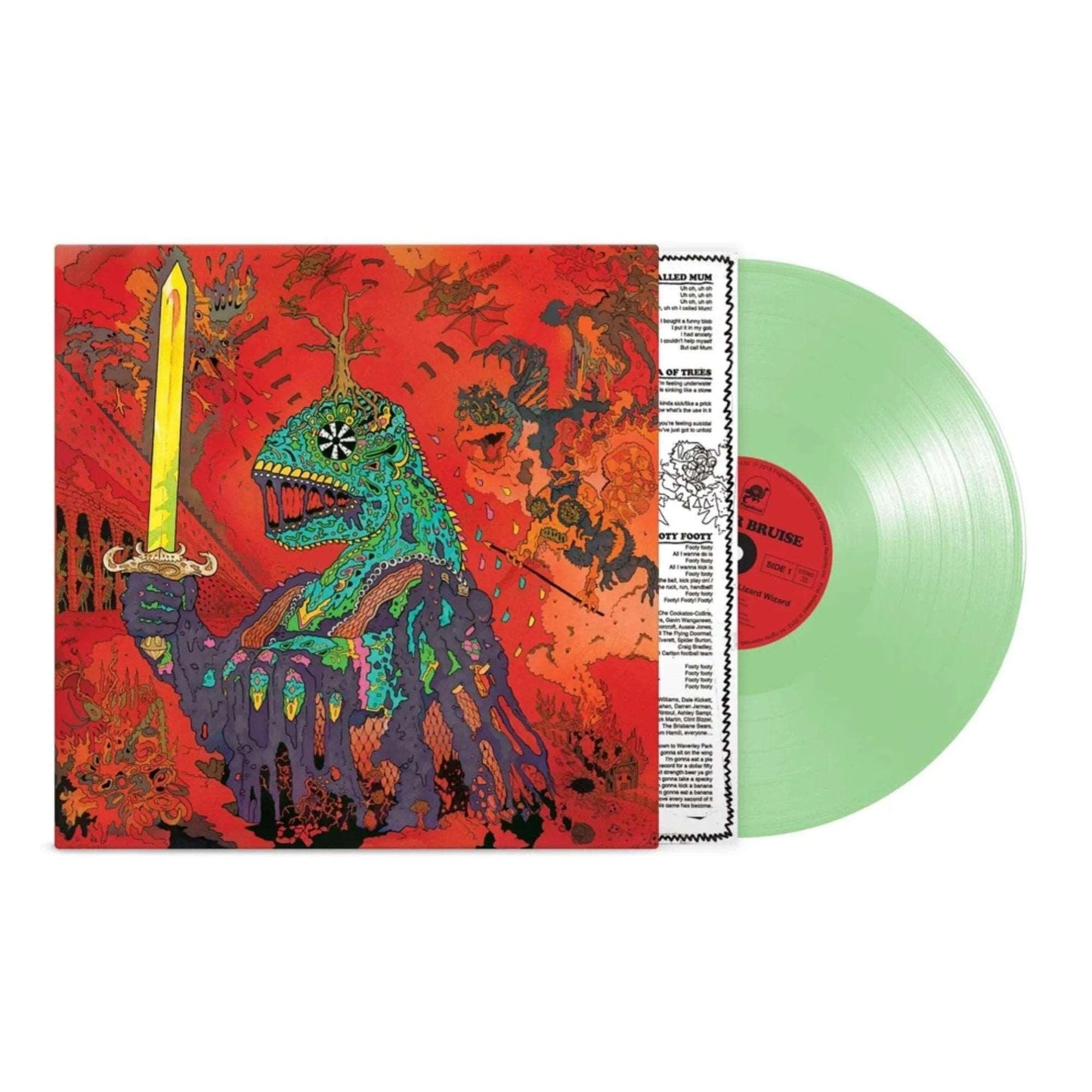 KING GIZZARD AND THE LIZARD WIZARD - 12 Bar Bruise Green Coloured Vinyl { vinyl }