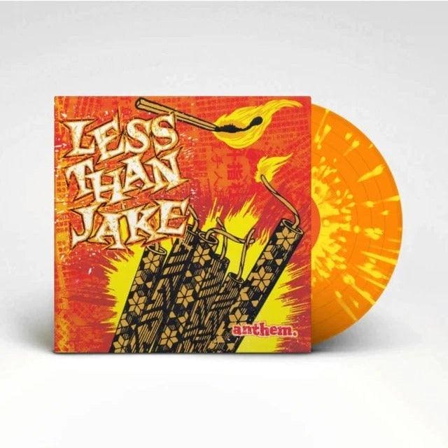 LESS THAN JAKE - Anthem Orange/Yellow Splatter Coloured Vinyl { vinyl }
