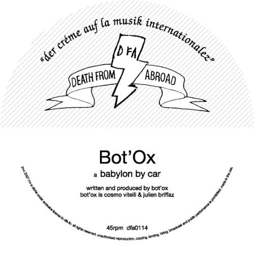 Bot'ox - Babylon By Car [ Vinyl ]