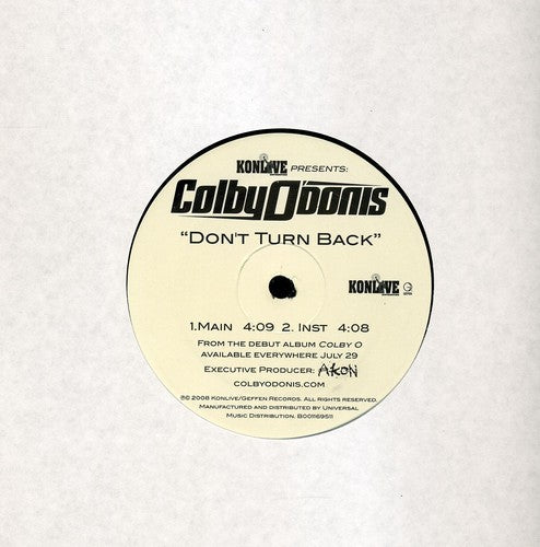 Colby O'Donis - Don't Turn Back [ Vinyl ]