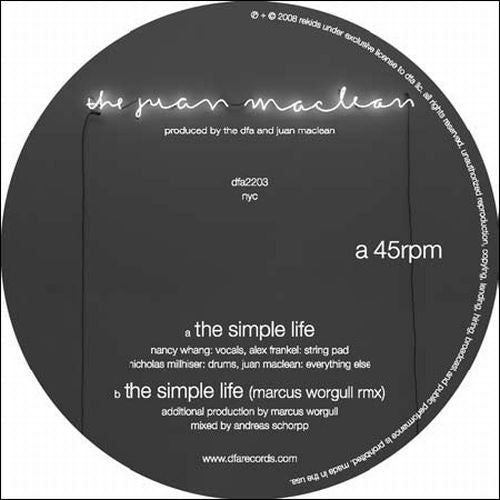 The Juan MacLean - Simple Life [ Vinyl ]