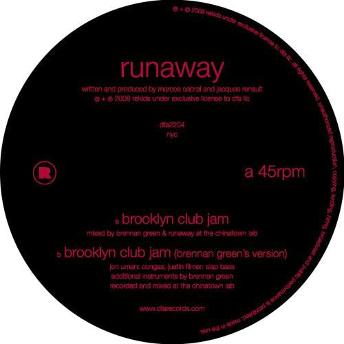 Runaway - Brooklyn Club Jam [ Vinyl ]