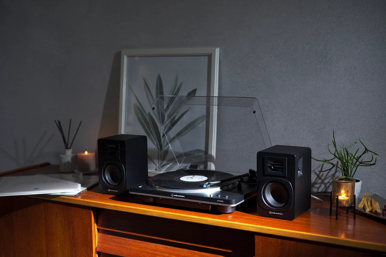 Audio Technica AT-LP70XBT Black Bluetooth Turntable [Tech & Turntables] [ Vinyl ]