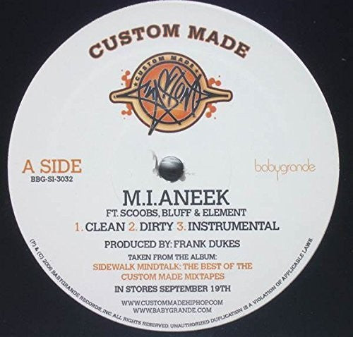 Custom Made - M.I.Aneek / Go Away [ Vinyl ]