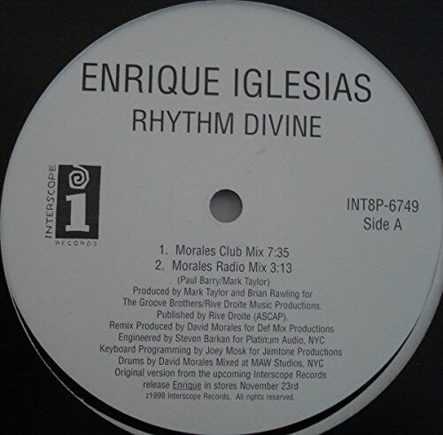 Enrique Iglesias - Rhythm Divine [ Vinyl ]
