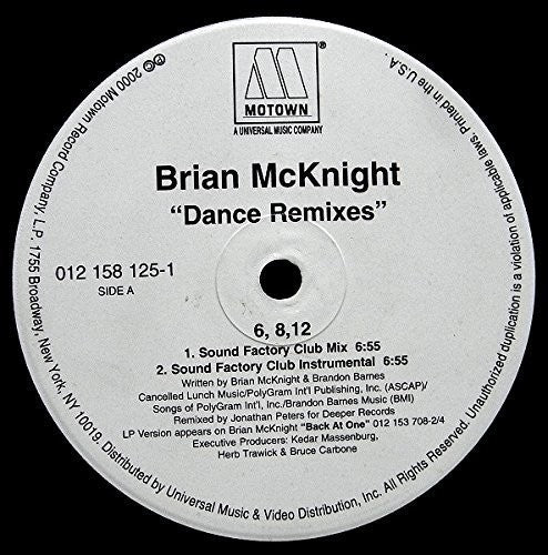 Brian McKnight - 6 8 12 Inches [ Vinyl ]