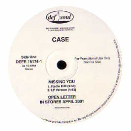 Case - Missing You [ Vinyl ]