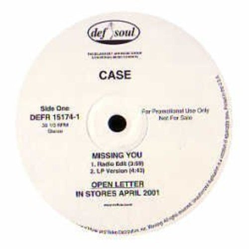 Case - Missing You [ Vinyl ]