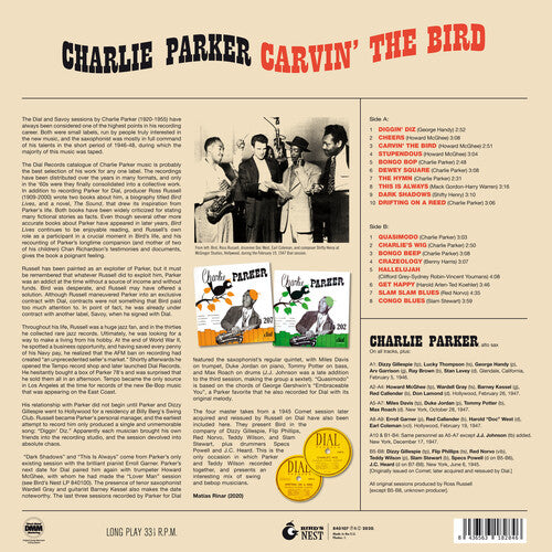 Charlie Parker - Carvin The Bird: Best Of The Dial Masters Vol. 2 [Red Colored Vinyl] [ Vinyl ]