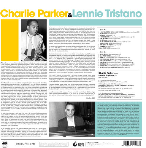 Charlie Parker With Lennie Tristano [180-Gram Blue Colored Vinyl] [ Vinyl ]