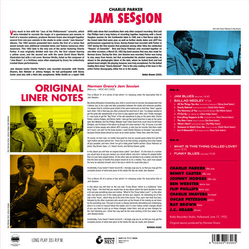 Charlie Parker - Jam Session [180-Gram Blue ] [ Vinyl ]