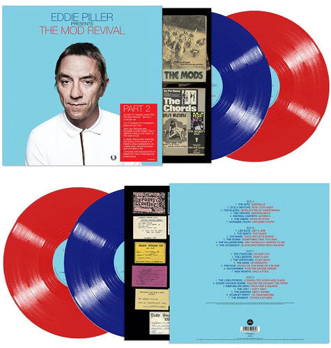 Various Artists - Eddie Piller: More Of The Mod Revival / Various [140-Gram Transparent Red & Blue Colored Vinyl] [ Vinyl ]