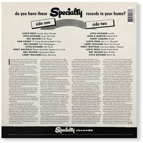 Various Artists - Rip It Up: The Best Of Specialty Records (Various Artists) [ Vinyl ]