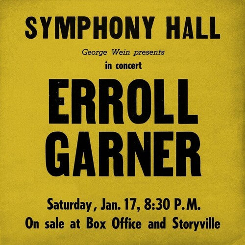 Erroll Garner - Symphony Hall Concert [ Vinyl ]