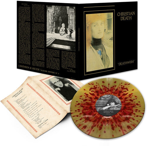 Christian Death - Deathwish [Red & Gold Splatter] [ Vinyl ]