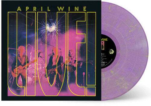 April Wine - Live! - Purple With Yellow Specs Vinyl 180G [ Vinyl ]