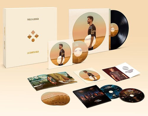 Pablo Alborán - La Cuarta Hoja - La Cuarta Hoja' + Vinilo La Cuarta Hoja + 2CD Directo Gira De Teatros 2022 + Postcard + 4 Postcards + Christmas Scratch & Win Cards [ Vinyl ]