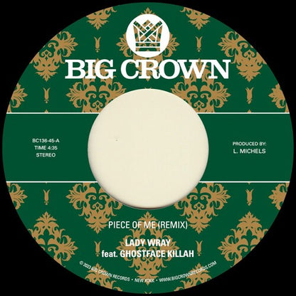 Piece Of Me (feat. Ghostface Killah) b/w Joy & Pain (Pete Rock Remix) [ Vinyl ]