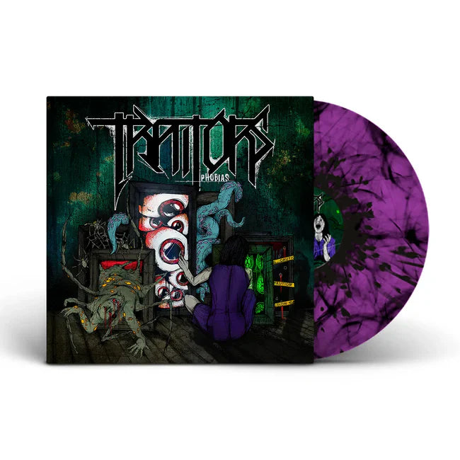 Traitors - Phobias [Purple/Black Splatter]