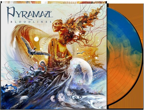 Pyramaze - Bloodlines [Orange & Blue Marble] [ Vinyl ]