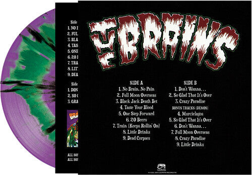 The Brains - No Brain No Pain - Green/purple Haze Splatter [ Vinyl ]