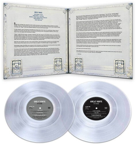 Great White - Stage [2LP Clear] [ Vinyl ]