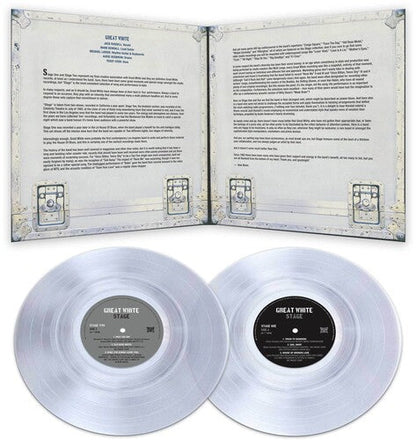 Great White - Stage [2LP Clear] [ Vinyl ]