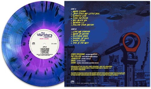 The Vibrators - Mars Casino - Purple/blue Haze Splatter [ Vinyl ]