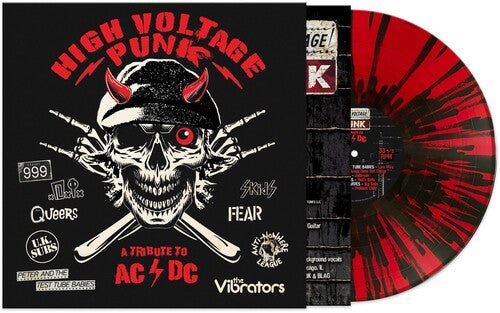 Various Artists - A Punk Tribute To AC/DC [Red/Black Splatter] [ Vinyl ]