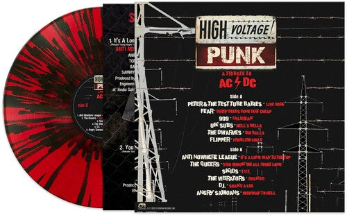 Various Artists - A Punk Tribute To AC/DC [Red/Black Splatter] [ Vinyl ]