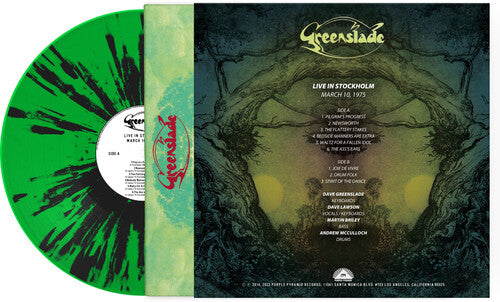 Greenslade - Live In Stockholm - March 10th, 1975 [Green/Black Splatter] [ Vinyl ]