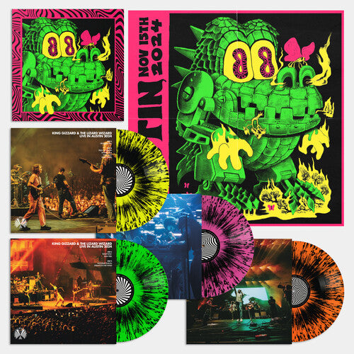 King Gizzard and the Lizard Wizard - King Gizzard: Live in Austin '24 (4LP Neon Splatter Box Set)