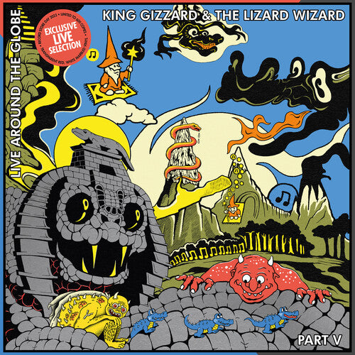 King Gizzard and the Lizard Wizard - Live Around The Globe: Part V [Red & White Marble]
