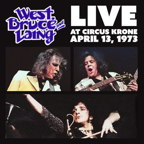 West Bruce And Laing - Live At Circus KroneFrankfurt Germany - April 13 1973 [Clear Frosted Glass]
