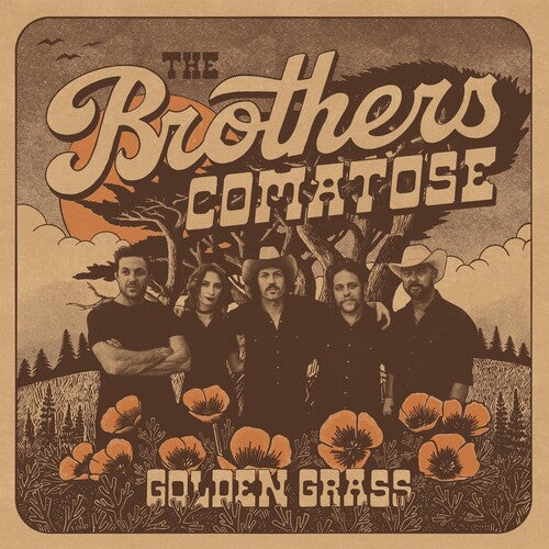 The Brothers Comatose - Golden Grass [Orange & Blue Splatter]