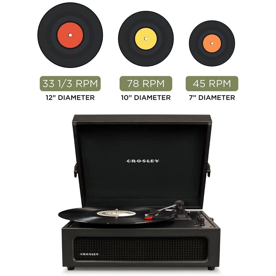 Crosley Voyager - Bluetooth Turntable (Black) [Tech & Turntables] [ Vinyl ]