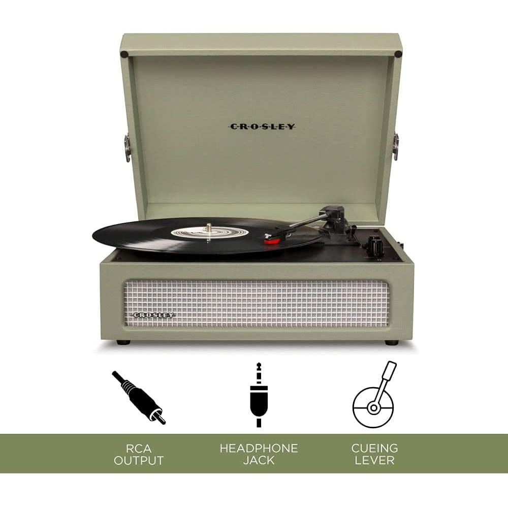 Crosley Voyager - Bluetooth Turntable (Sage) [Tech & Turntables] [ Vinyl ]