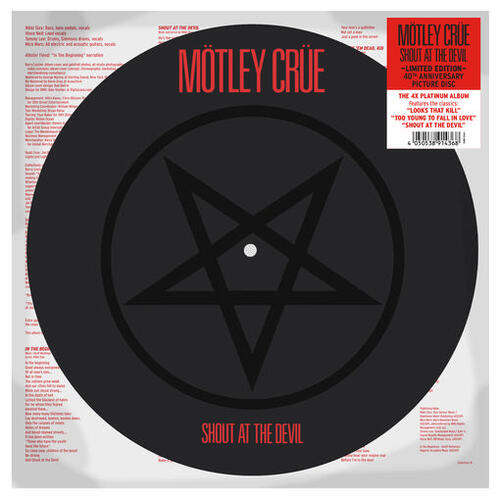 MOTLEY CRUE - Shout At The Devil Vinyl { vinyl }