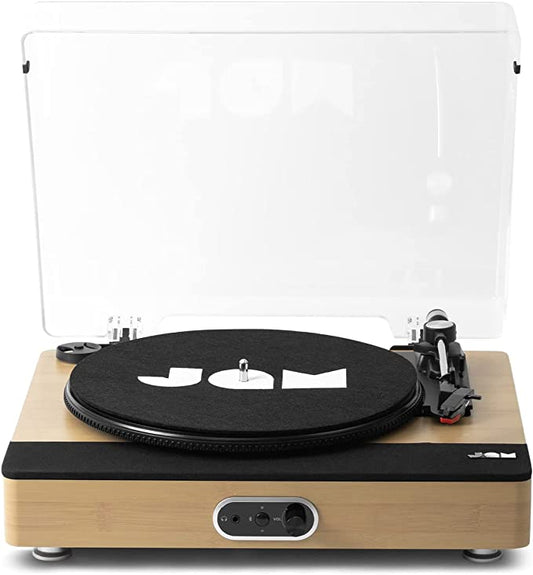 JAM The Sound Stream + Turntable - Bamboo [Tech & Turntables] [ Vinyl ]