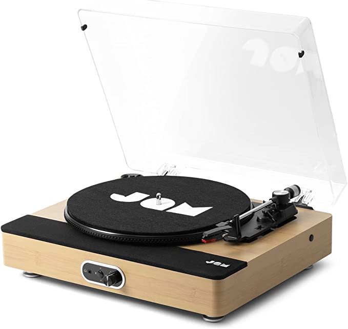 JAM The Sound Stream + Turntable - Bamboo [Tech & Turntables] [ Vinyl ]