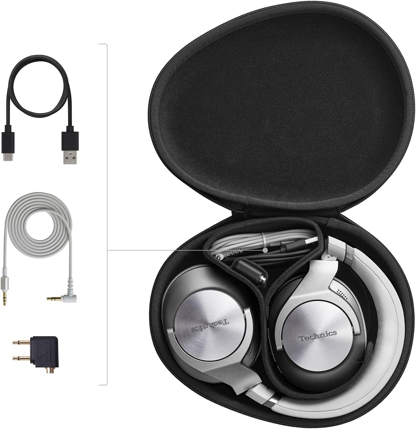 Technics EAH-800 Noise Cancelling Over Ear Headphones [ Vinyl ]