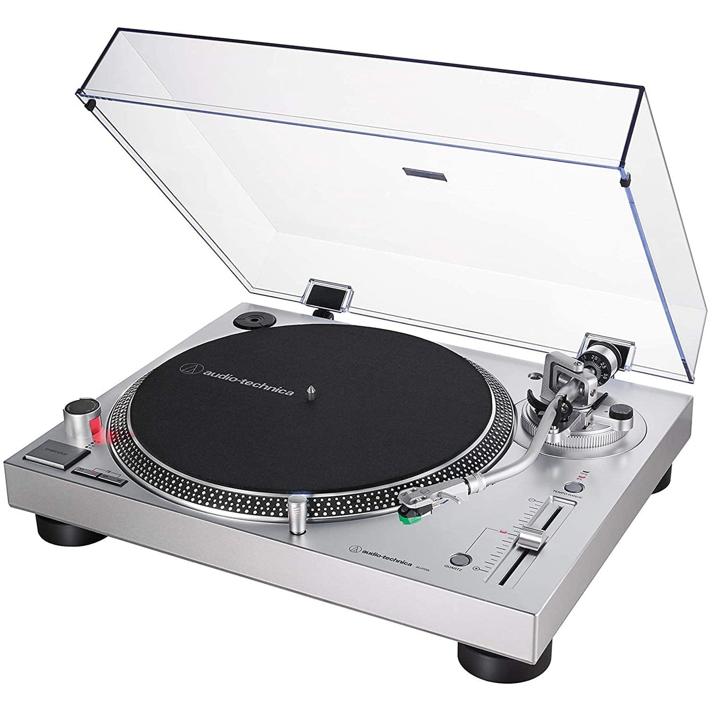 Audio-Technica AT-LP120XUSB Direct Drive Turntable (Silver) [Tech & Turntables] [ Vinyl ]