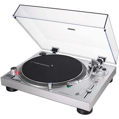 Audio-Technica AT-LP120XUSB Direct Drive Turntable (Silver) [Tech & Turntables] [ Vinyl ]