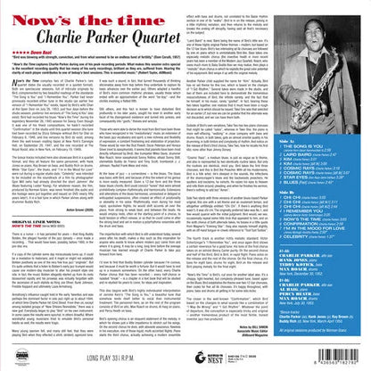 Charlie Parker - Now's The Time [180-Gram Yellow Colored LP With Bonus Tracks] [ Vinyl ]