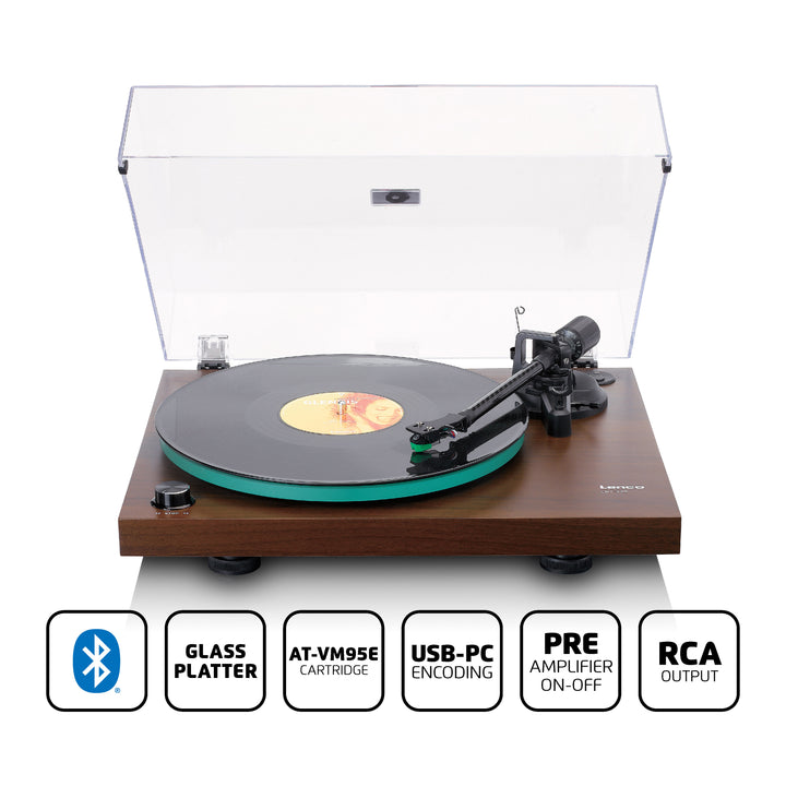 LENCO LBT-225WA - Record player with Bluetooth [Tech & Turntables] [ Vinyl ]